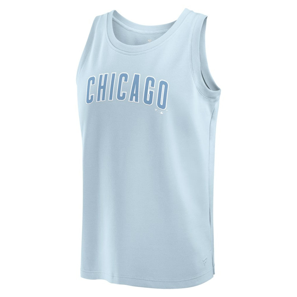 Chicago Cubs Fanatics Elements Tank Top - Light Blue Tanks