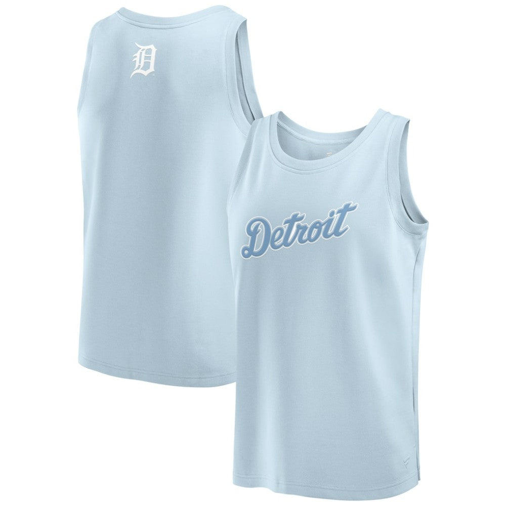 Detroit Tigers Fanatics Elements Tank Top - Light Blue Tanks