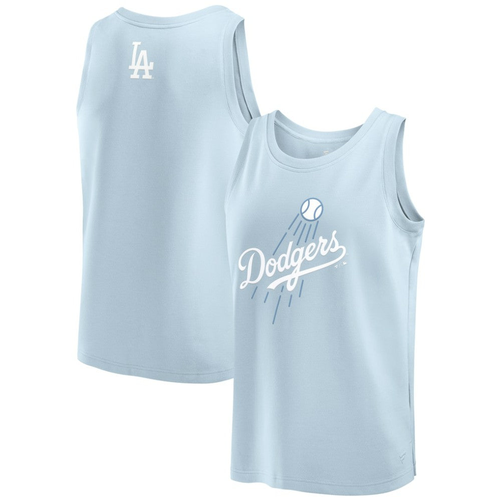 Los Angeles Dodgers Fanatics Elements Tank Top - Light Blue Tanks