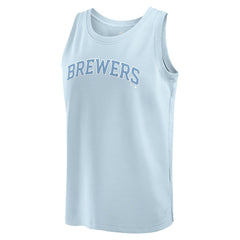 Milwaukee Brewers Fanatics Elements Tank Top - Light Blue Tanks