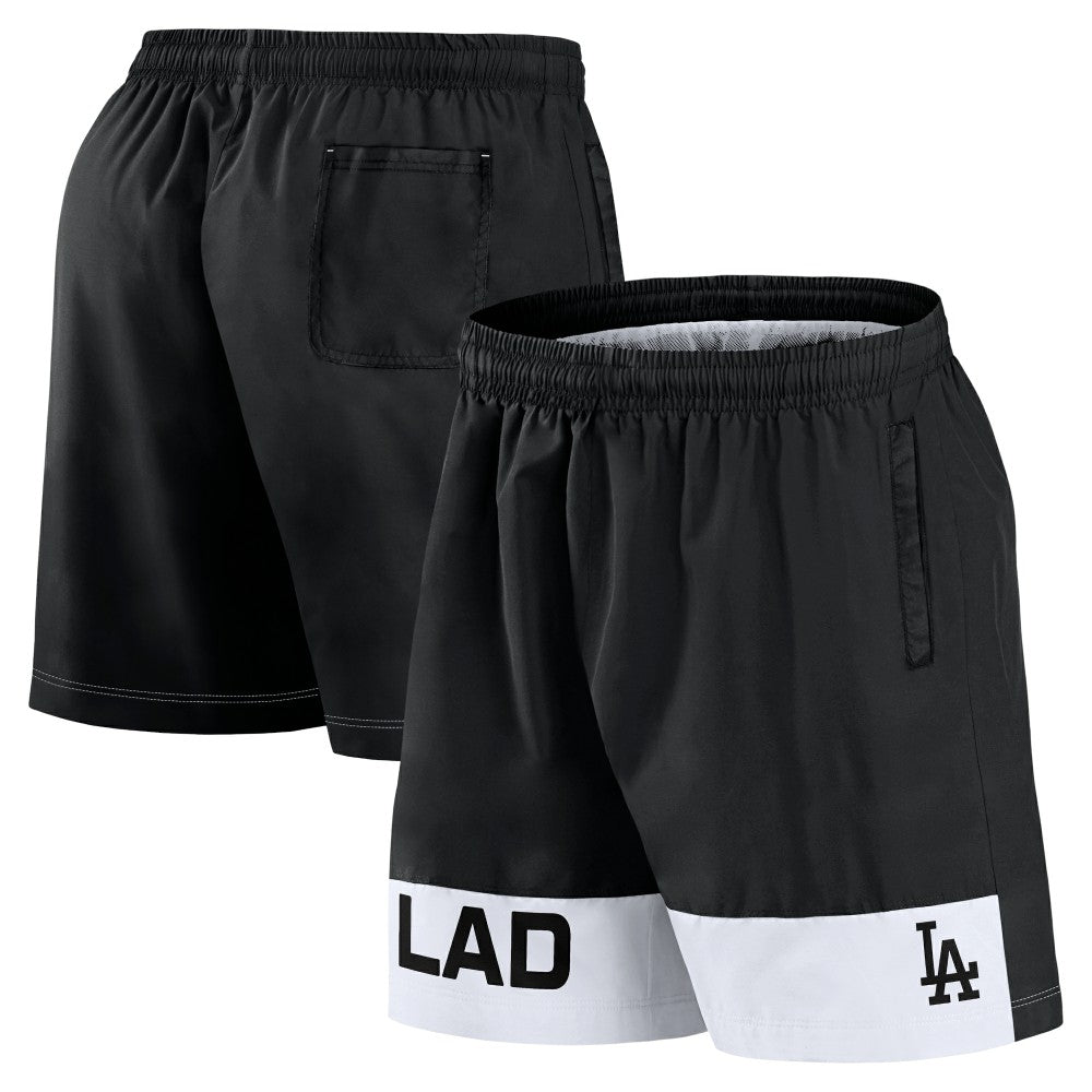 Los Angeles Dodgers Fanatics Elements Swim Shorts - Black Shorts