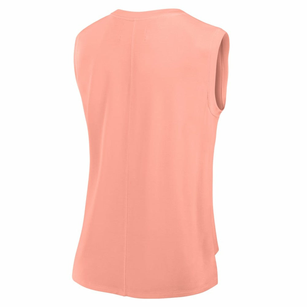 Chicago Cubs Fanatics Women's Studio Gym Tank Top - Coral Tanks