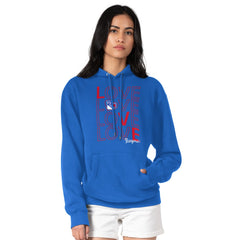 NHL New York Rangers G-III 4Her by Carl Banks Women's Hockey Love Fleece Pullover Hoodie - Blue