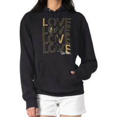 NHL Vegas Golden Knights G-III 4Her by Carl Banks Women's Hockey Love Fleece Pullover Hoodie - Black
