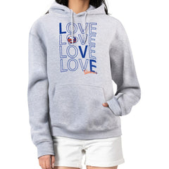 NHL New York Islanders G-III 4Her by Carl Banks Women's Hockey Love Fleece Pullover Hoodie - Gray