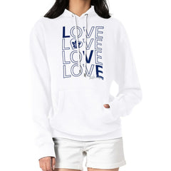 NHL Toronto Maple Leafs G-III 4Her by Carl Banks Women's Hockey Love Fleece Pullover Hoodie - White