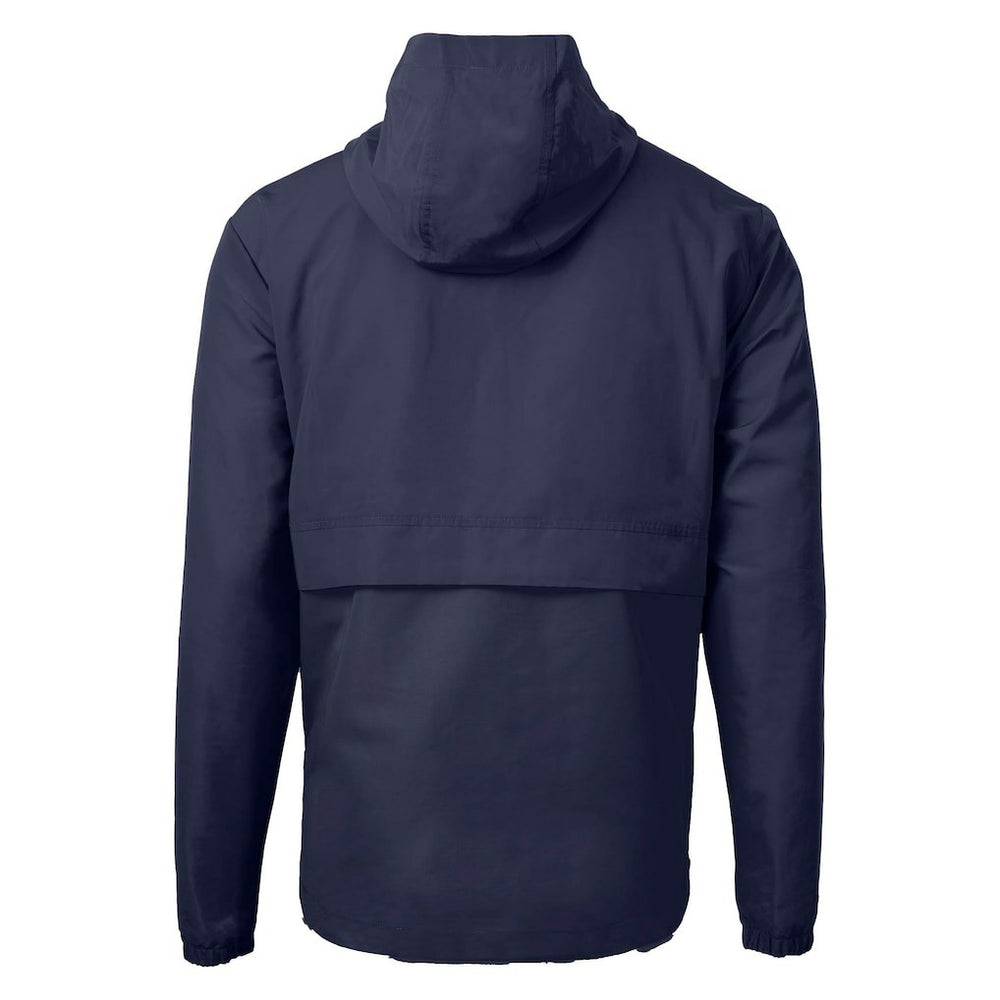 Denver Broncos Cutter & Buck Charter Eco Recycled Anorak Half-Zip Jacket Blue