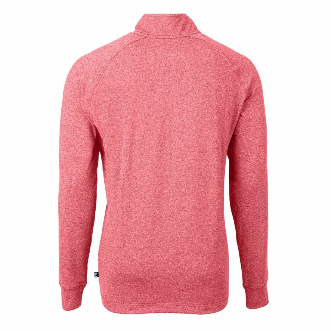 Houston Texans Cutter & Buck Adapt Eco Knit Quarter-Zip Pullover Top Heather Red