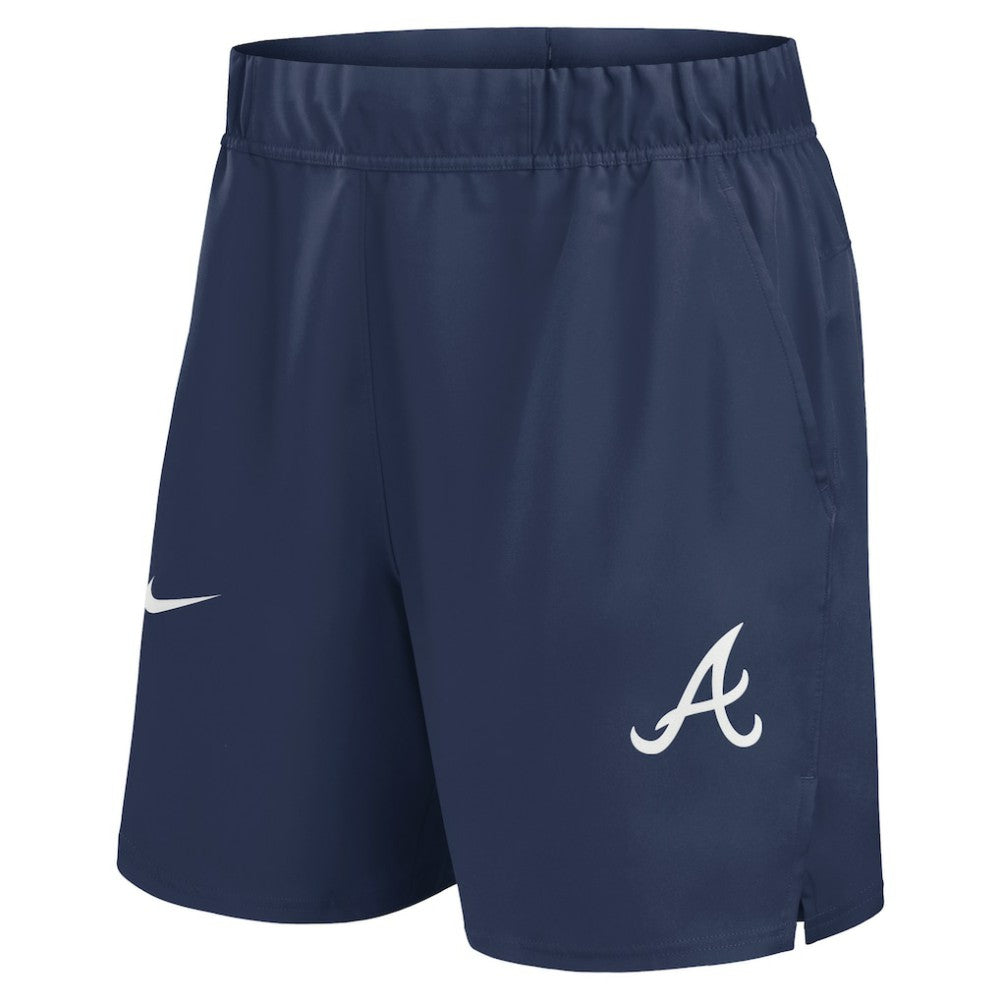 Atlanta Braves Nike Woven Victory Dri-FIT Shorts - Navy Shorts