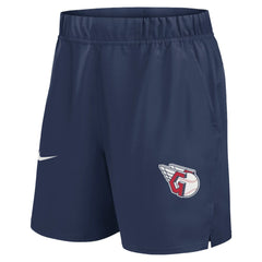 Cleveland Guardians Nike Woven Victory Dri-FIT Shorts - Navy Shorts