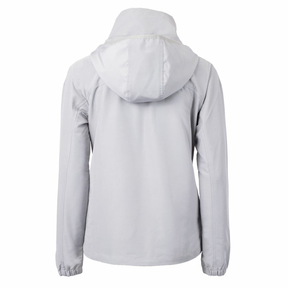 Detroit Lions Cutter & Buck Women's Charter Eco Recycled Full-Zip Jacket Gray
