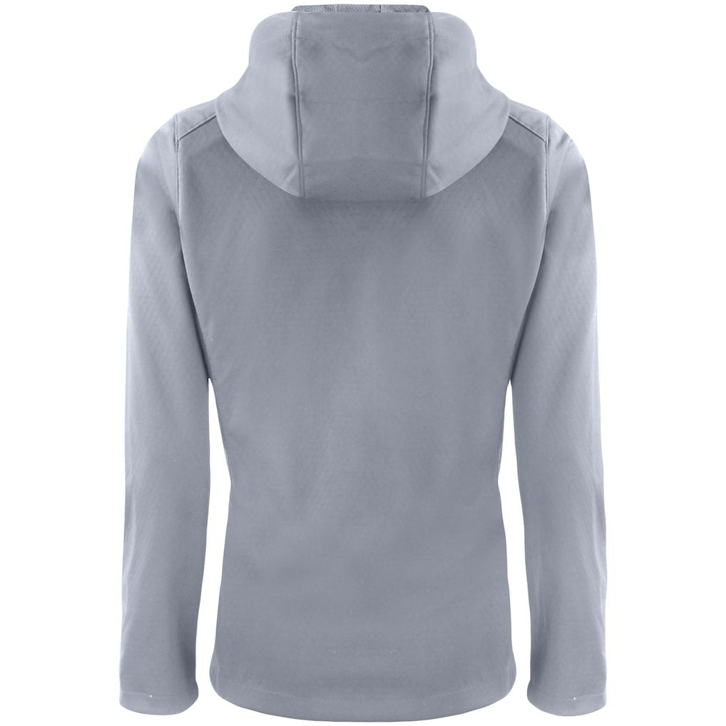 Chicago Bears Cutter & Buck Women's Evoke Eco Softshell Recycled Full-Zip Hooded Jacket Gray