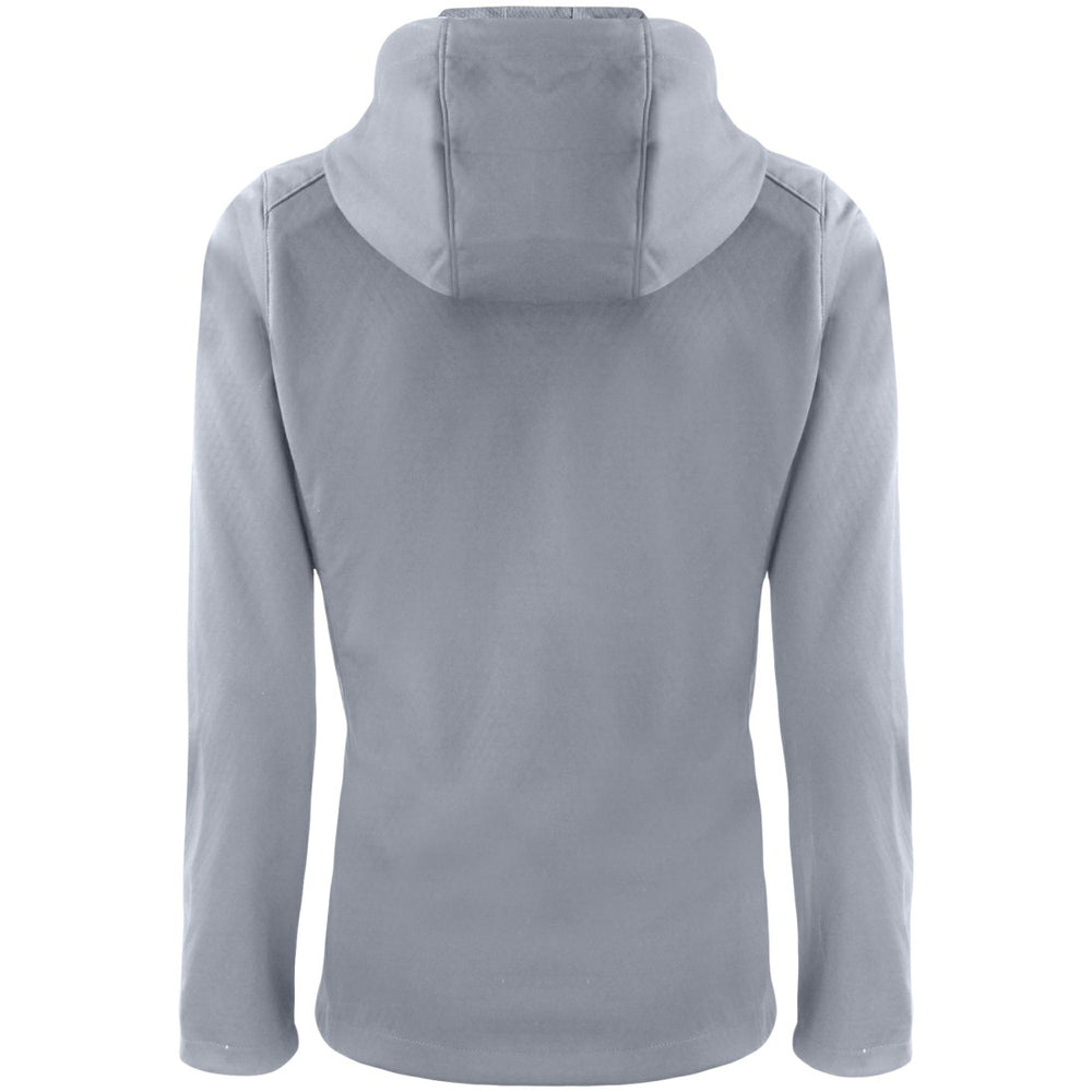 Detroit Lions Cutter & Buck Women's Evoke Eco Softshell Recycled Full-Zip Hooded Jacket Gray