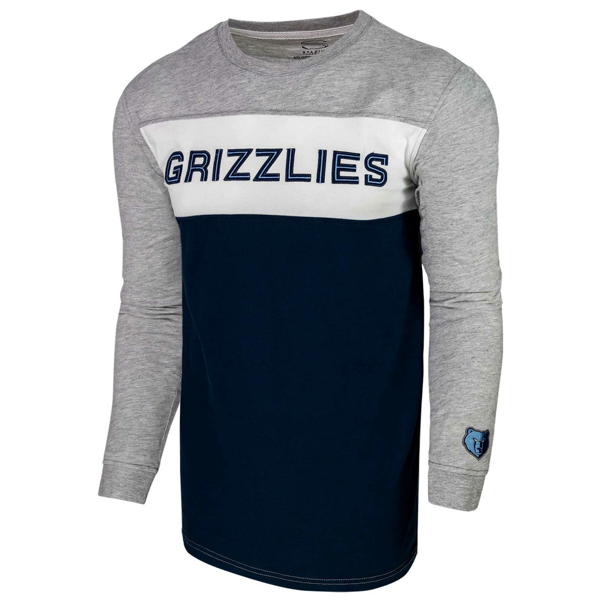 Memphis Grizzlies Unisex Loge Long Sleeve T-Shirt Heather Gray