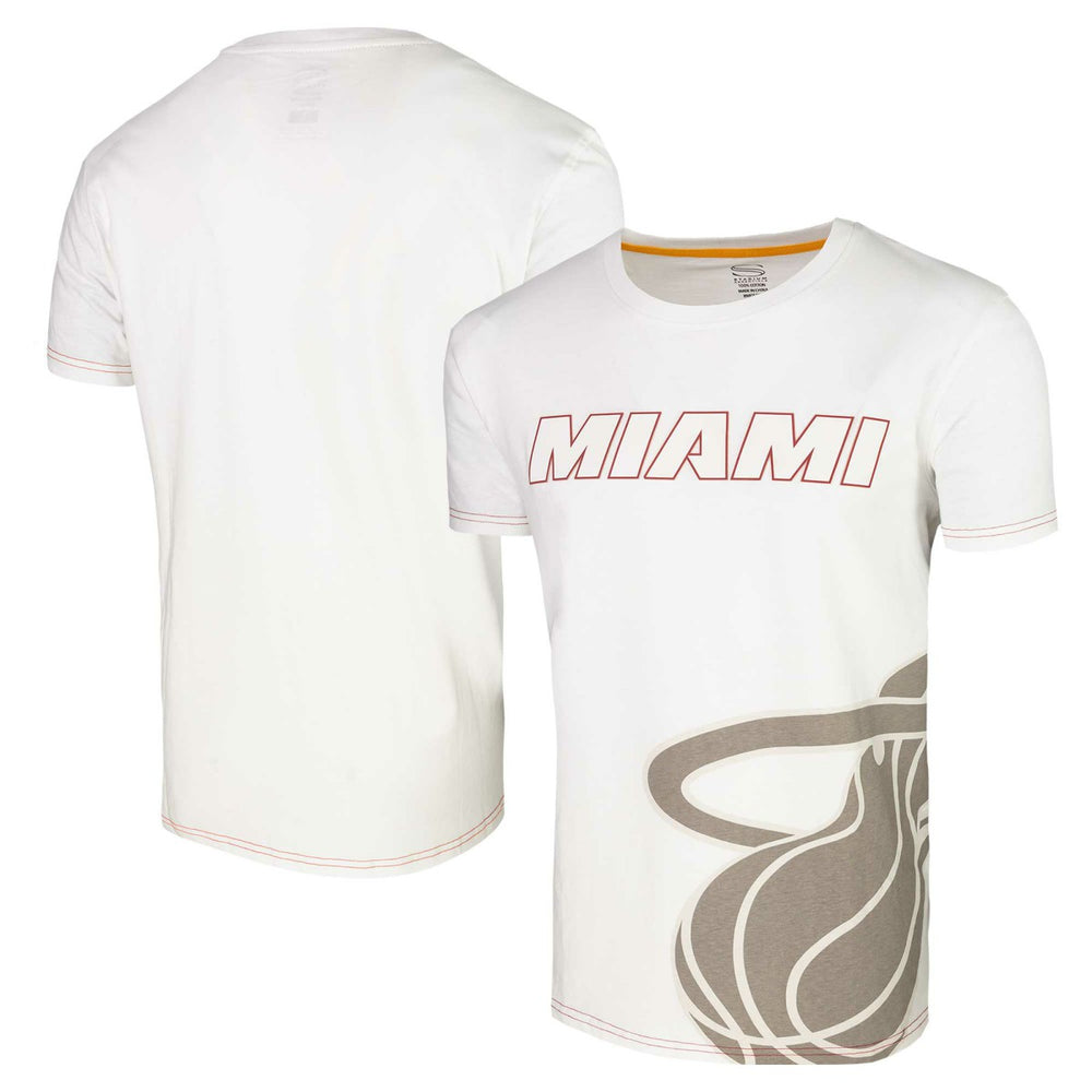 Miami Heat Stadium Essentials Unisex Scoreboard T-Shirt White