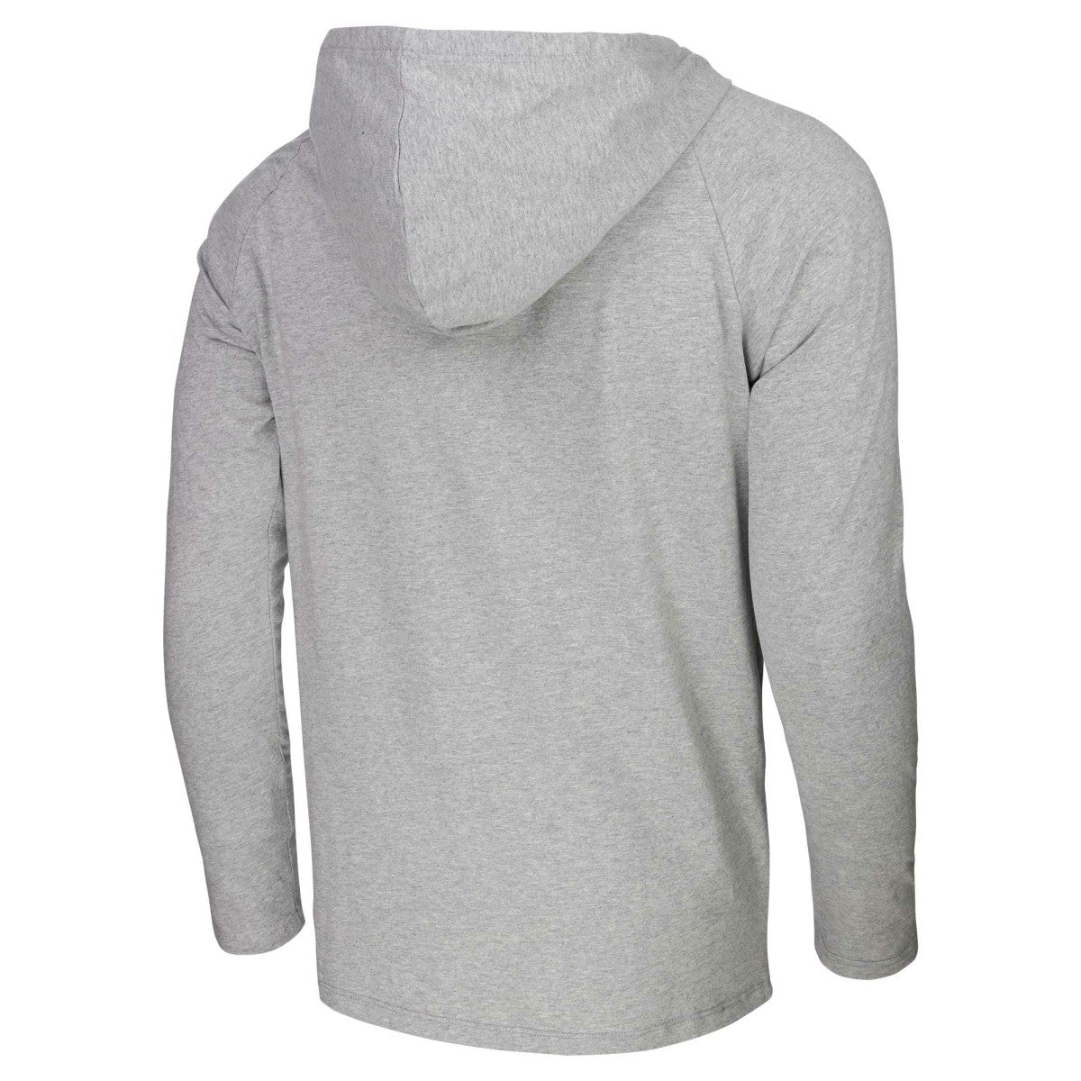 Milwaukee Bucks Stadium Essentials Atrium Raglan Long Sleeve Hoodie T-Shirt Heather Gray