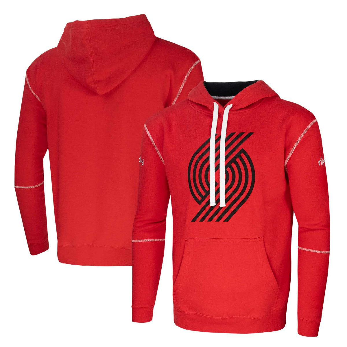 Portland Trail Blazers Stadium Essentials Monument Pullover Hoodie Red