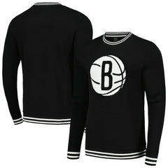 Brooklyn Nets Stadium Essentials Club Level Pullover Sweatshirt Black