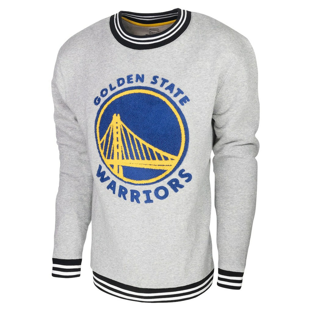 Golden State Warriors Stadium Essentials Club Level Pullover Sweatshirt Heather Gray