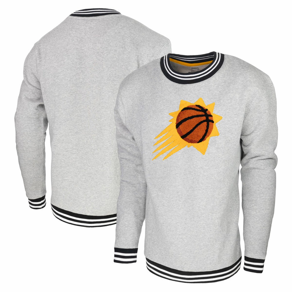 Phoenix Suns Stadium Essentials Club Level Pullover Sweatshirt Heather Gray