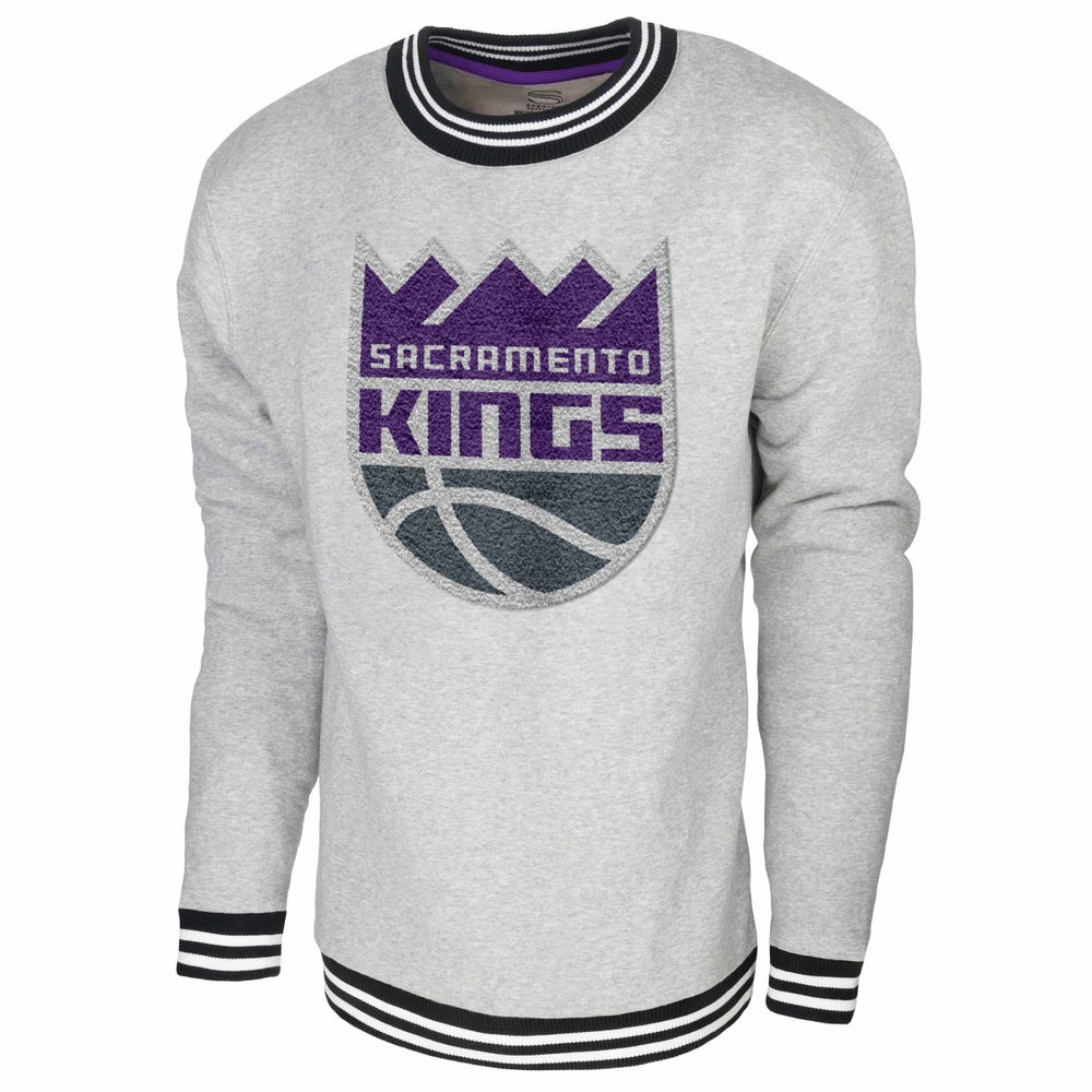 Sacramento Kings Stadium Essentials Club Level Pullover Sweatshirt Heather Gray