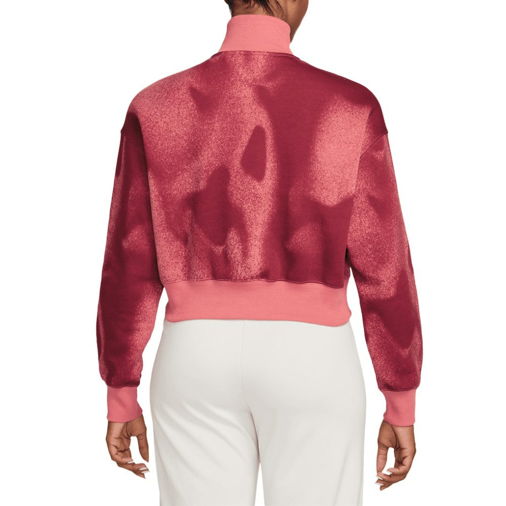 USMNT Women's Phoenix Fleece Cropped Quarter-Zip Jacket Pink