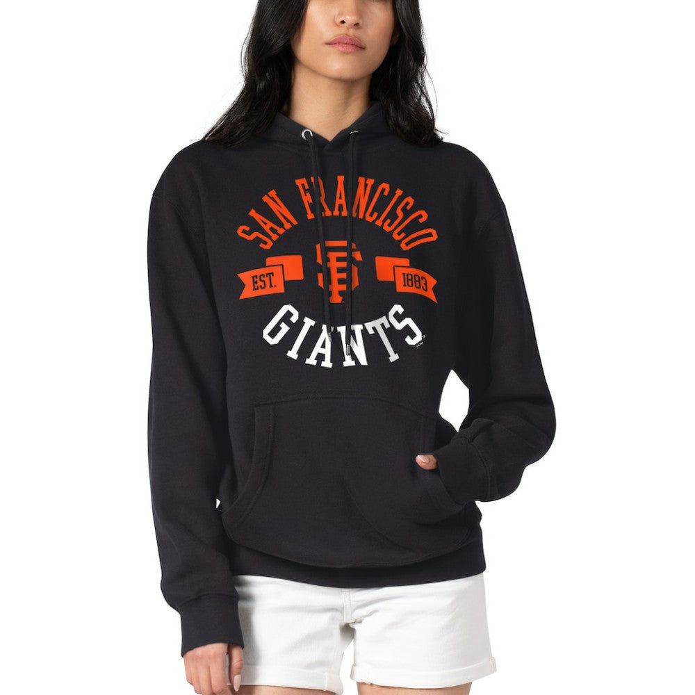San Francisco Giants G-III 4Her by Carl Banks Women's City Graphic Pullover Hoodie - Black Hoodies