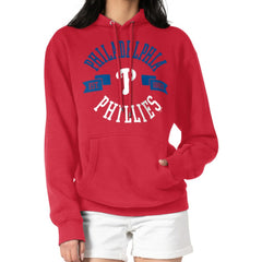 Philadelphia Phillies G-III 4Her by Carl Banks Women's City Graphic Pullover Hoodie - Red Hoodies