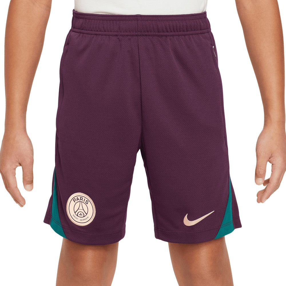 Paris Saint-Germain Youth 2024/25 Strike Performance Shorts Burgundy