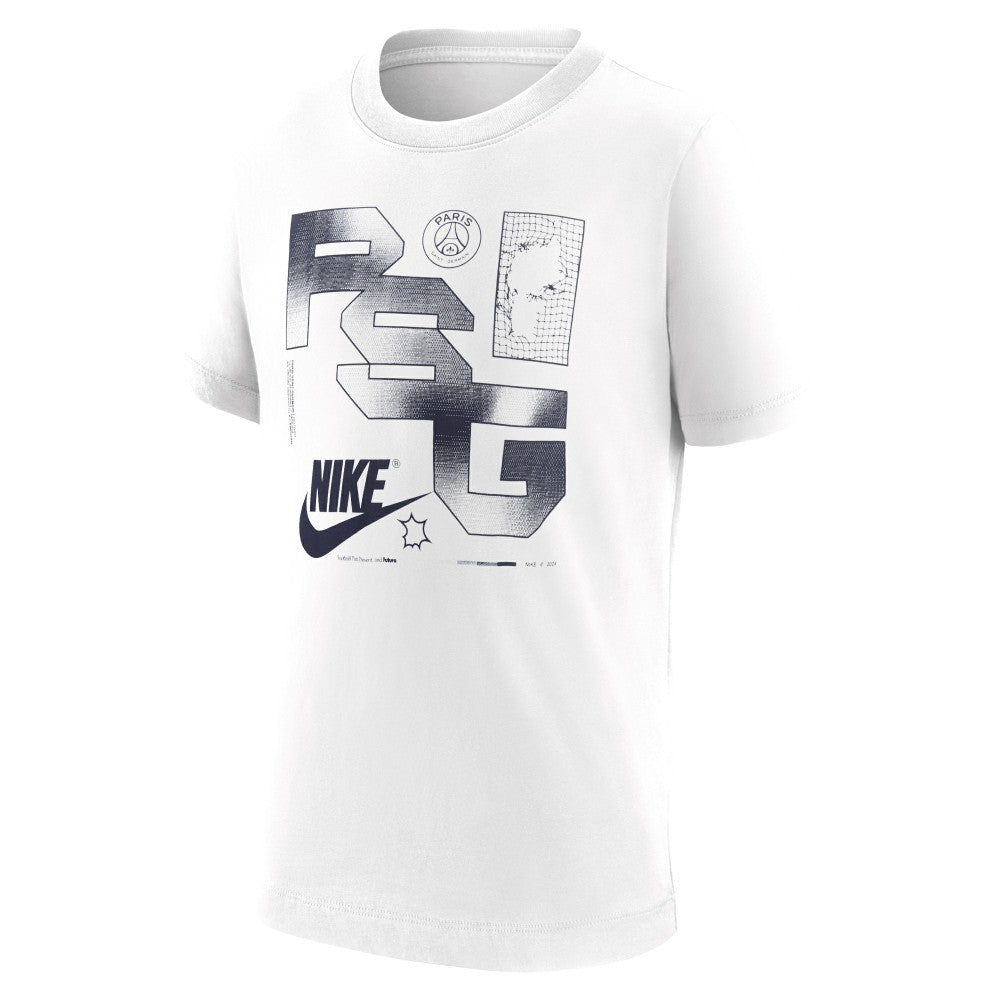 Paris Saint-Germain Youth Futura T-Shirt White