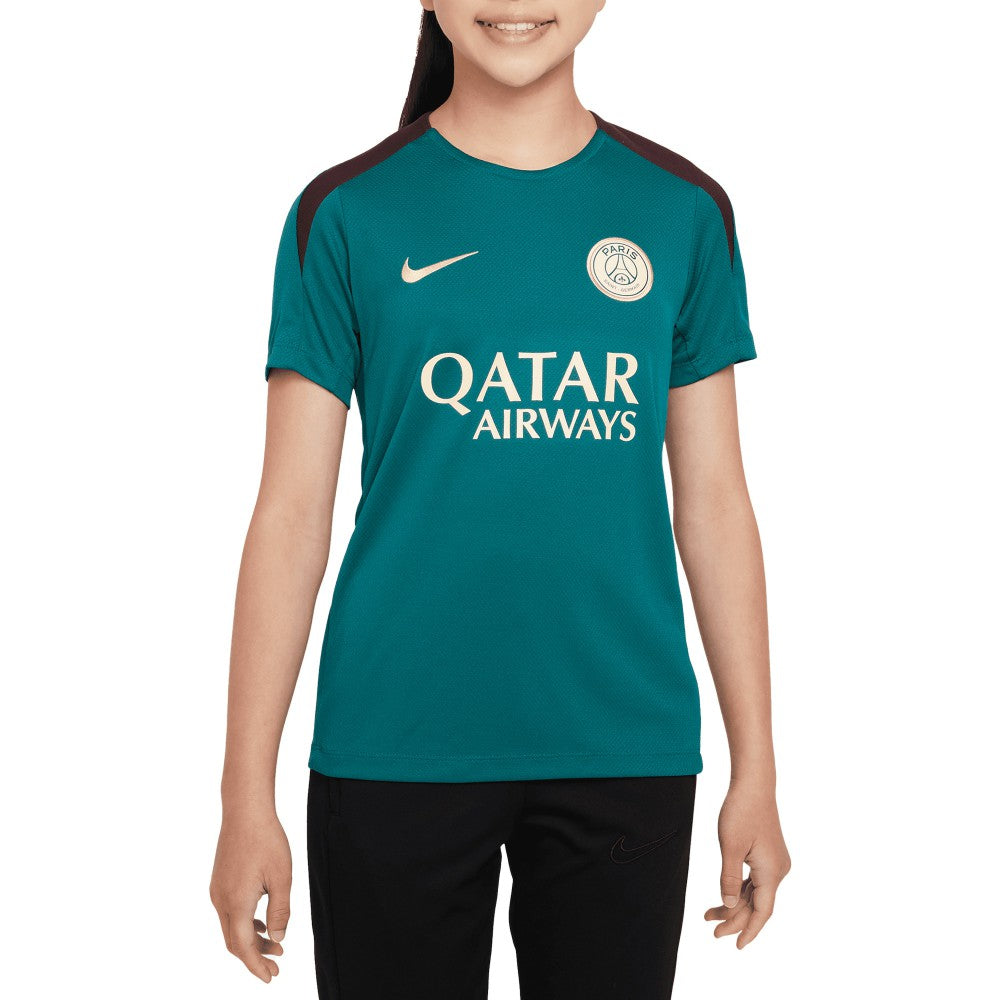Paris Saint-Germain Youth 2024/25 Strike Training Top Teal