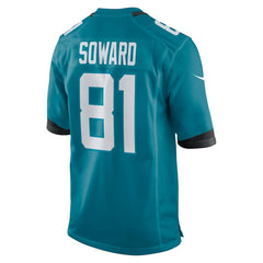 R. Jay Soward Jacksonville Jaguars Retired Player Team Game Jersey Teal