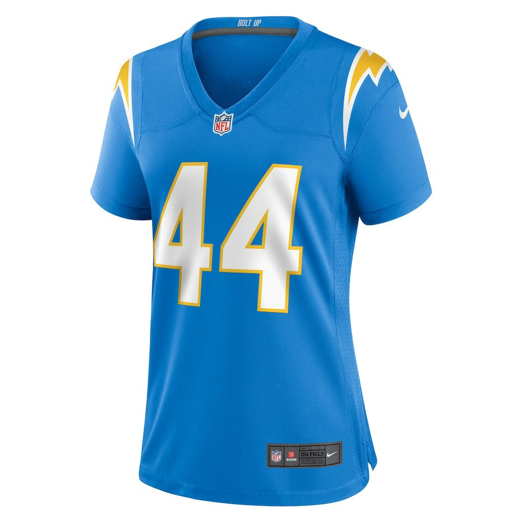 Tanner Muse Los Angeles Chargers Women's Team Game Jersey Powder Blue