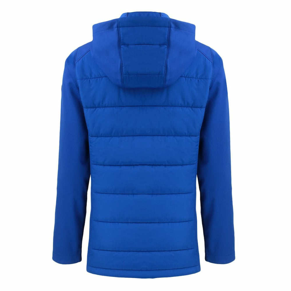 Seattle Seahawks Cutter & Buck Women's Throwback Evoke Hybrid Eco Softshell Recycled Full-Zip Hoodie Jacket Blue