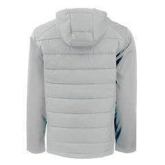 Detroit Lions Cutter & Buck Throwback Evoke Hybrid Eco Softshell Recycled Full-Zip Hoodie Jacket Gray
