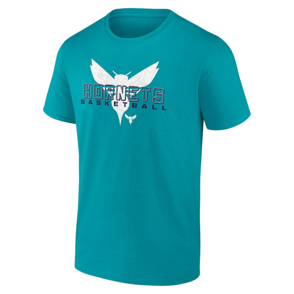 Charlotte Hornets Stellar Personalized Name & Number T-Shirt Teal