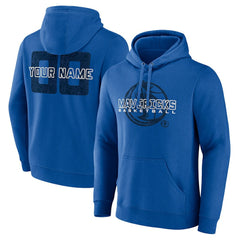 Dallas Mavericks Stellar Personalized Name & Number Pullover Hoodie Blue