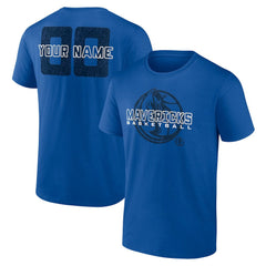 Dallas Mavericks Stellar Personalized Name & Number T-Shirt Blue
