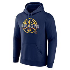 Denver Nuggets Stellar Personalized Name & Number Pullover Hoodie Navy
