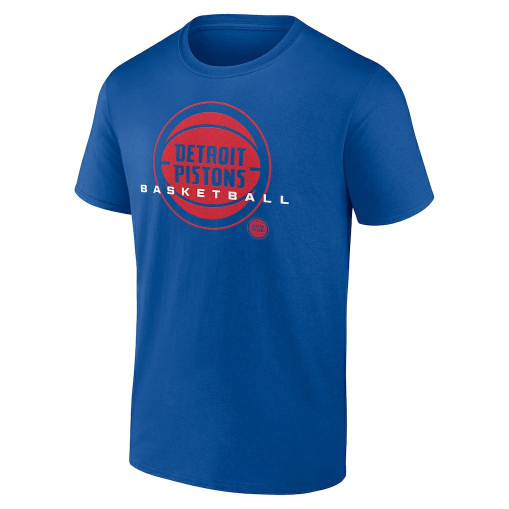 Detroit Pistons Stellar Personalized Name & Number T-Shirt Blue
