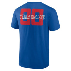 Detroit Pistons Stellar Personalized Name & Number T-Shirt Blue