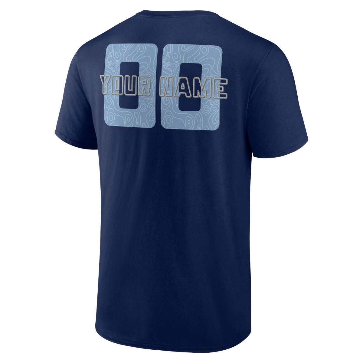 Memphis Grizzlies Stellar Personalized Name & Number T-Shirt Navy