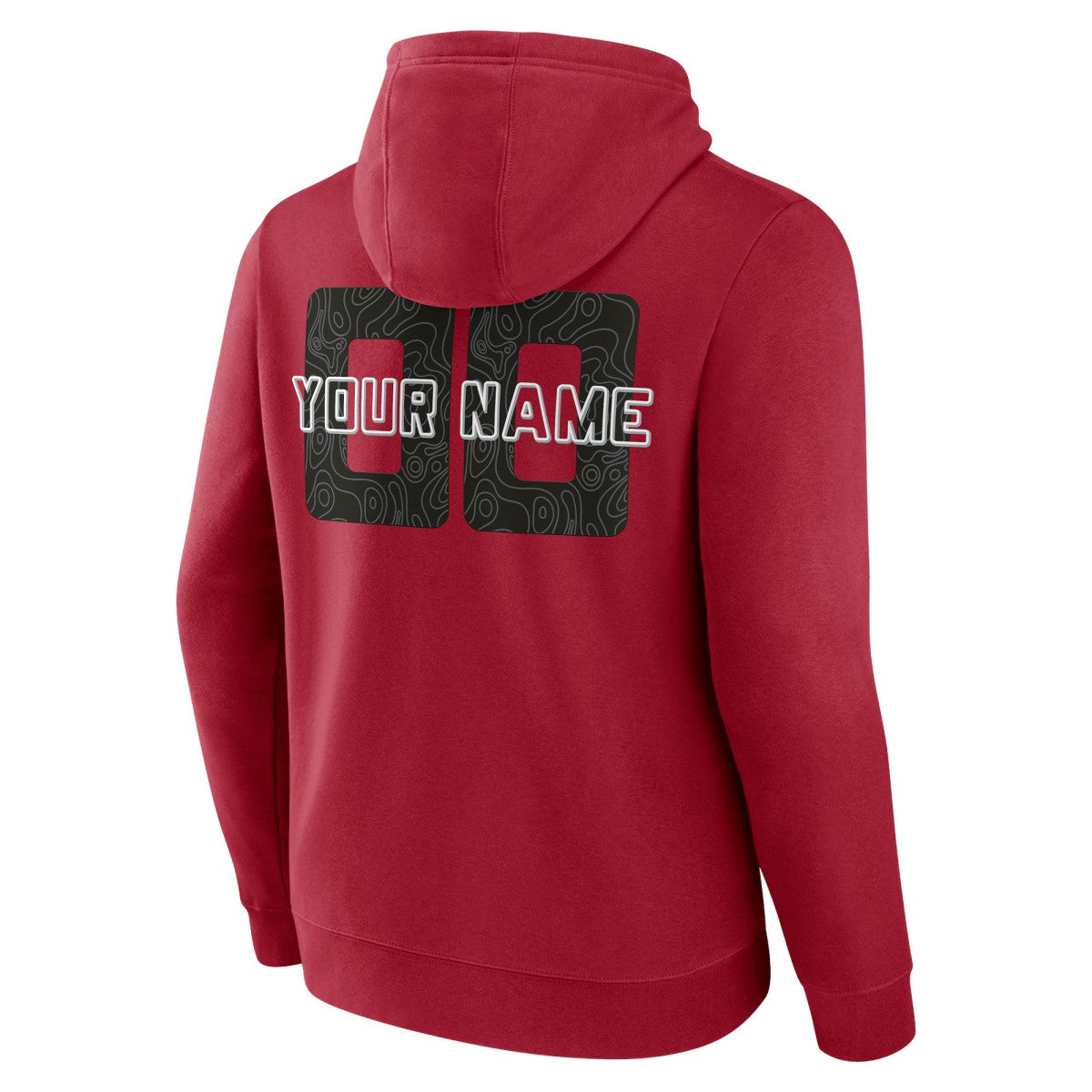 Miami Heat Stellar Personalized Name & Number Pullover Hoodie Red