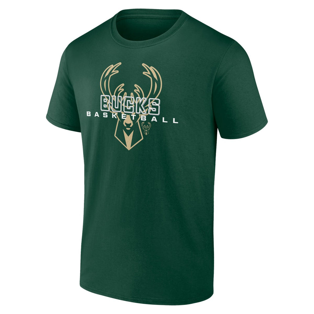 Milwaukee Bucks Stellar Personalized Name & Number T-Shirt Hunter Green