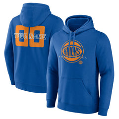 New York Knicks Stellar Personalized Name & Number Pullover Hoodie Blue