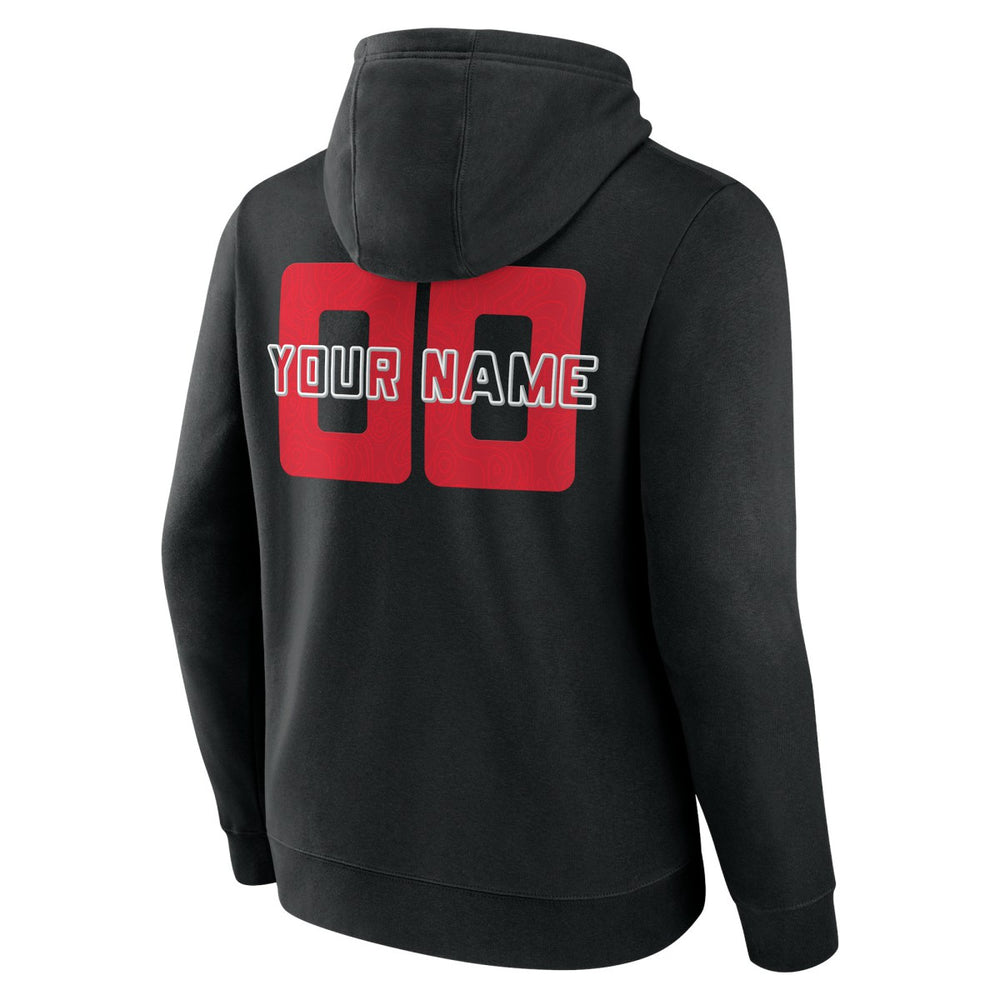 Portland Trail Blazers Stellar Personalized Name & Number Pullover Hoodie Black