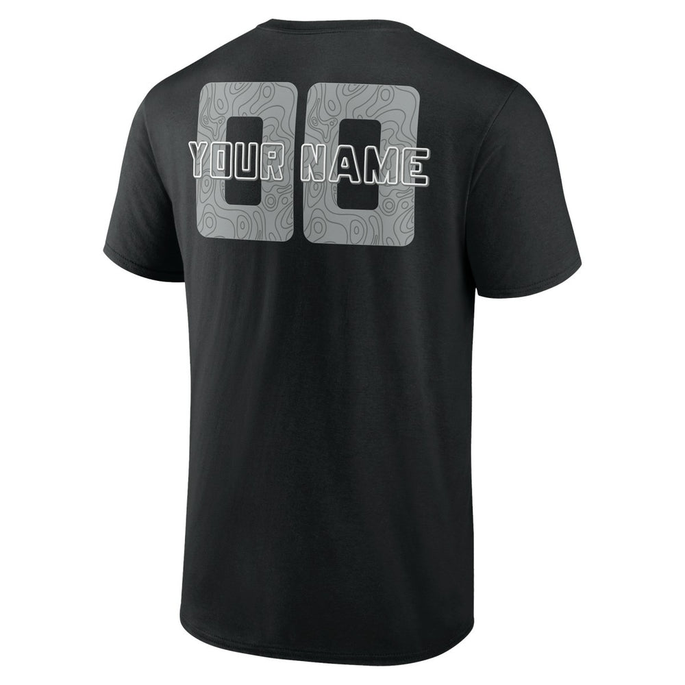 San Antonio Spurs Stellar Personalized Name & Number T-Shirt Black