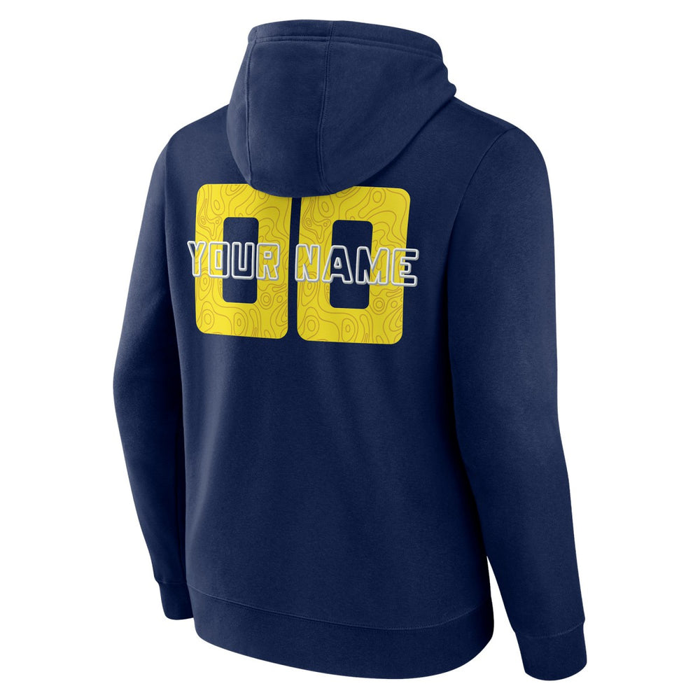 Utah Jazz Stellar Personalized Name & Number Pullover Hoodie Navy