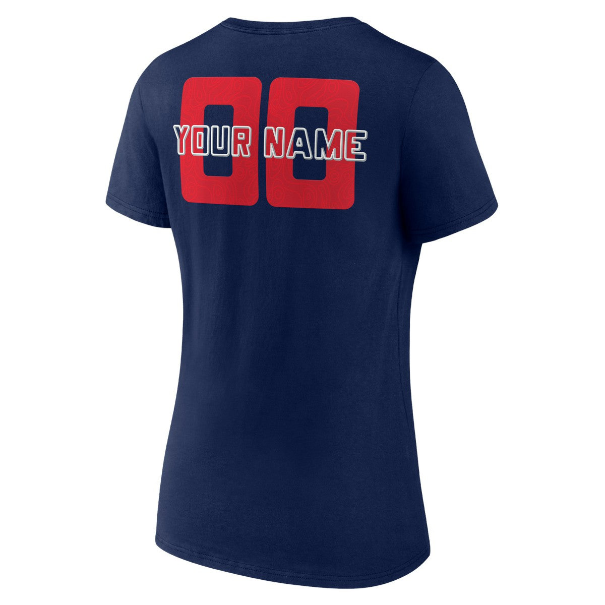 Washington Wizards Women's Stellar Personalized Name & Number V-Neck T-Shirt Navy