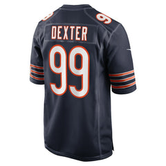 Gervon Dexter Sr Chicago Bears Team Game Jersey Navy